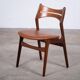 Vintage Danish Dining Chairs in Teak by Erik Buch, 1960s, Set of 4