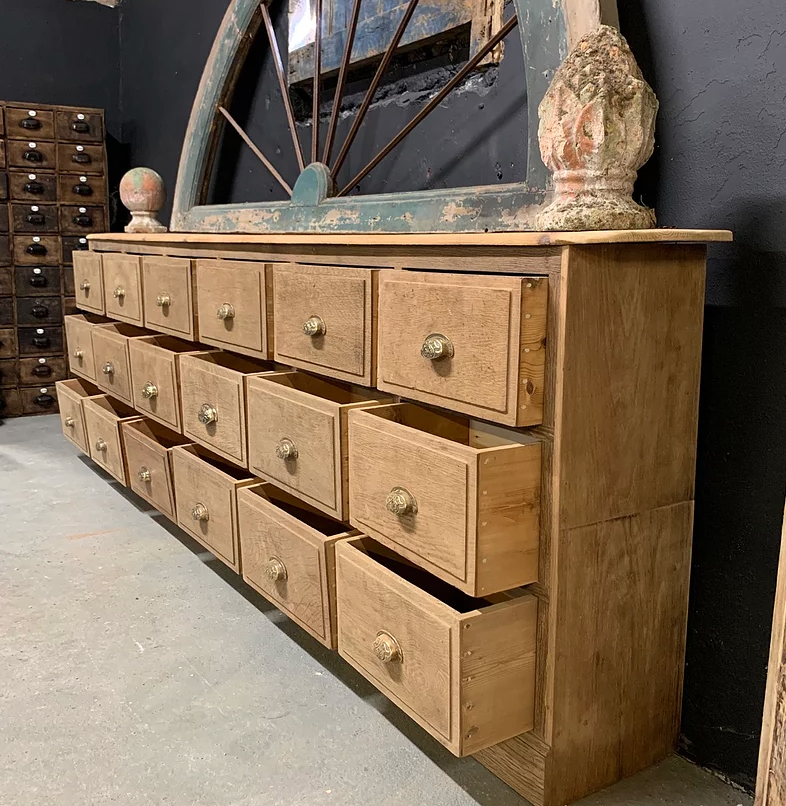 Craft furniture 18 oak drawers