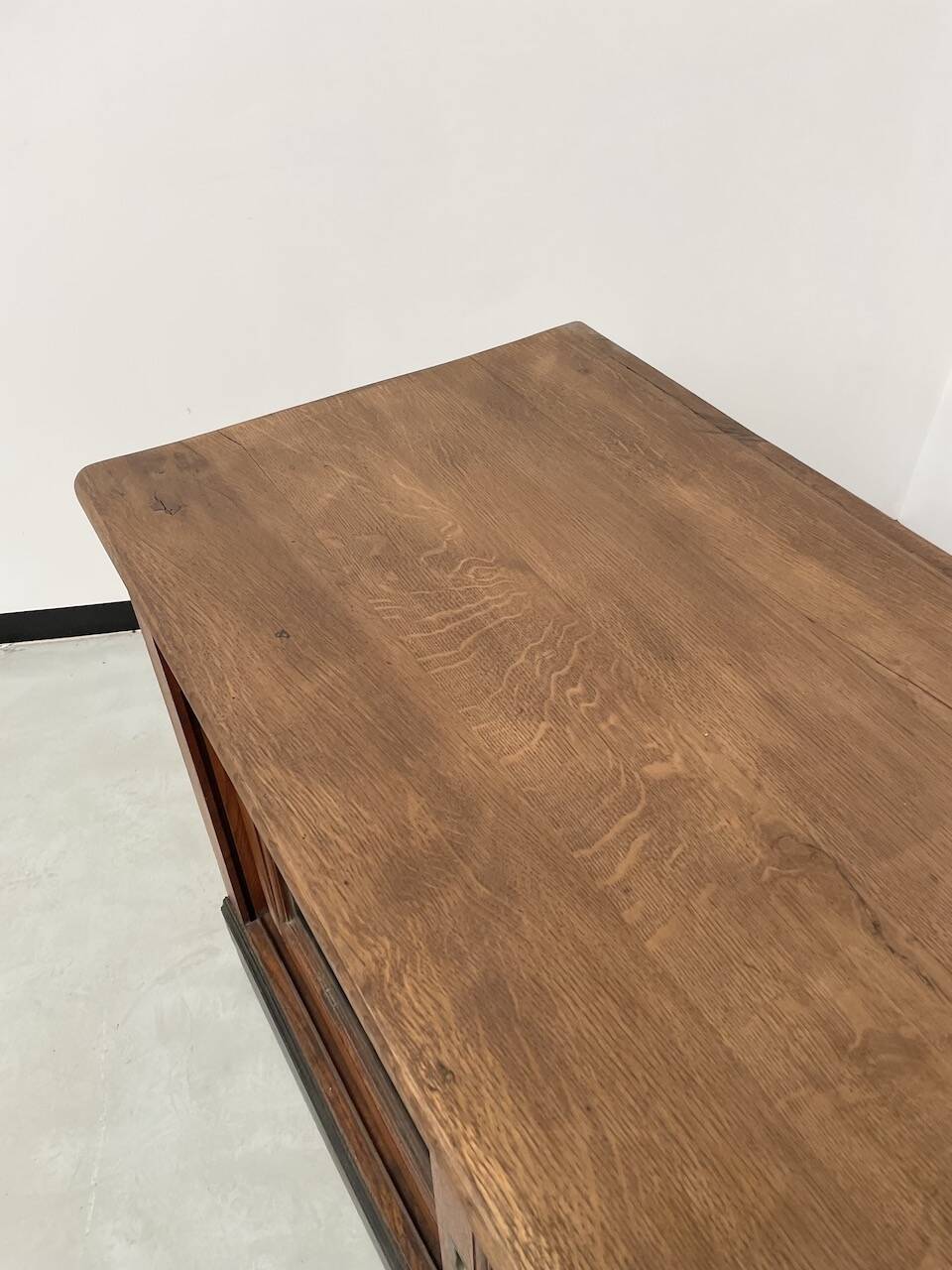 Enfilade de métier XXL chêne portes vitrées