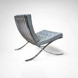 Barcelona lounge chair MR90 by Mies van der Rohe for Knoll 1980s