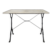 Bistro table with marble top