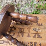 Wooden tripod stool