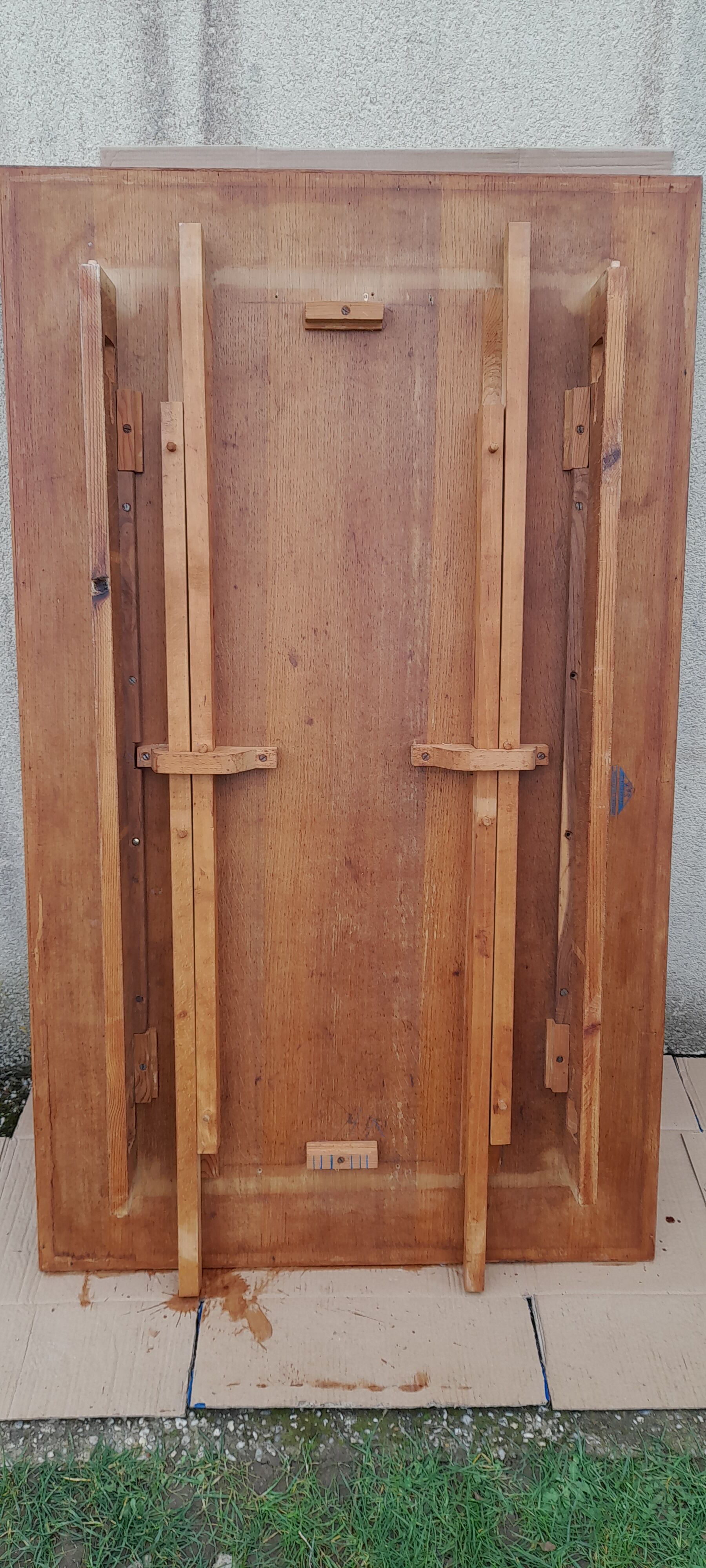 Dining table furniture sam half century with 2 extensions foot compass with 2 extensions