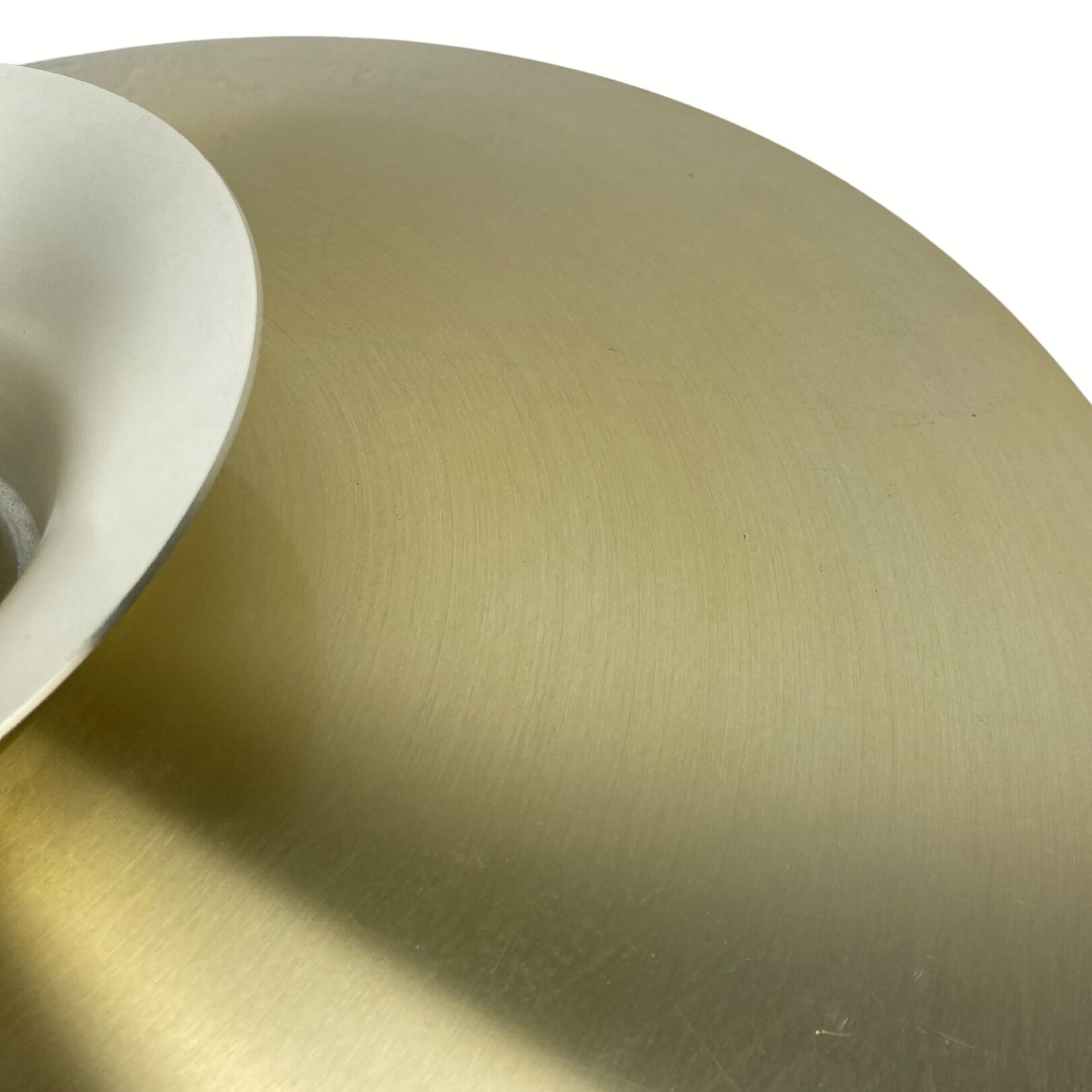 Danish scandinavian brass UFO pendant, 1970s