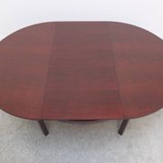Extendable round to oval dining set by Alfred Hendrickx for Belform, 1960s.