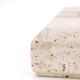 Square travertine ashtray, 1970s