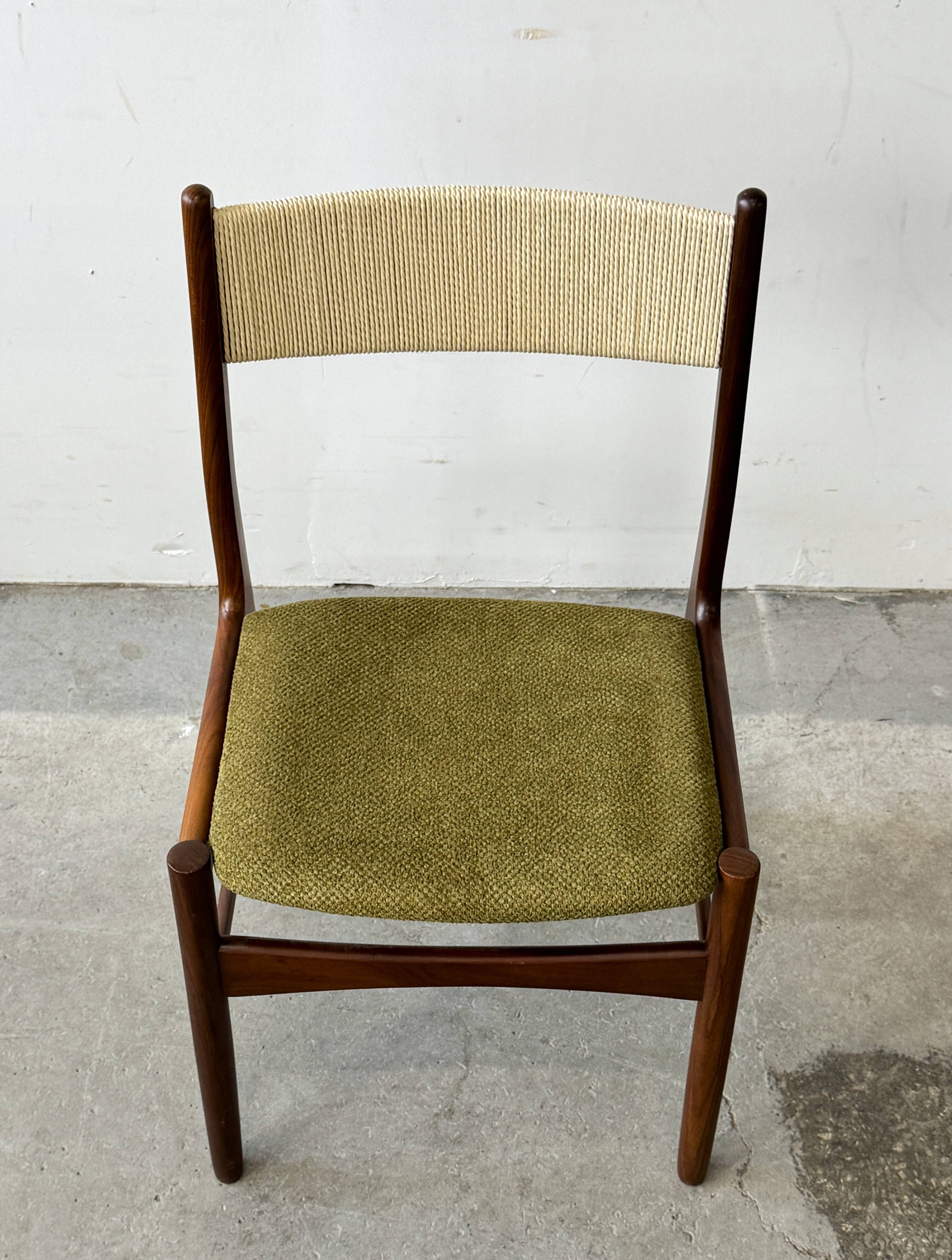Set of teak Chairs, Denmark 1960s, Mid-C, Vintage