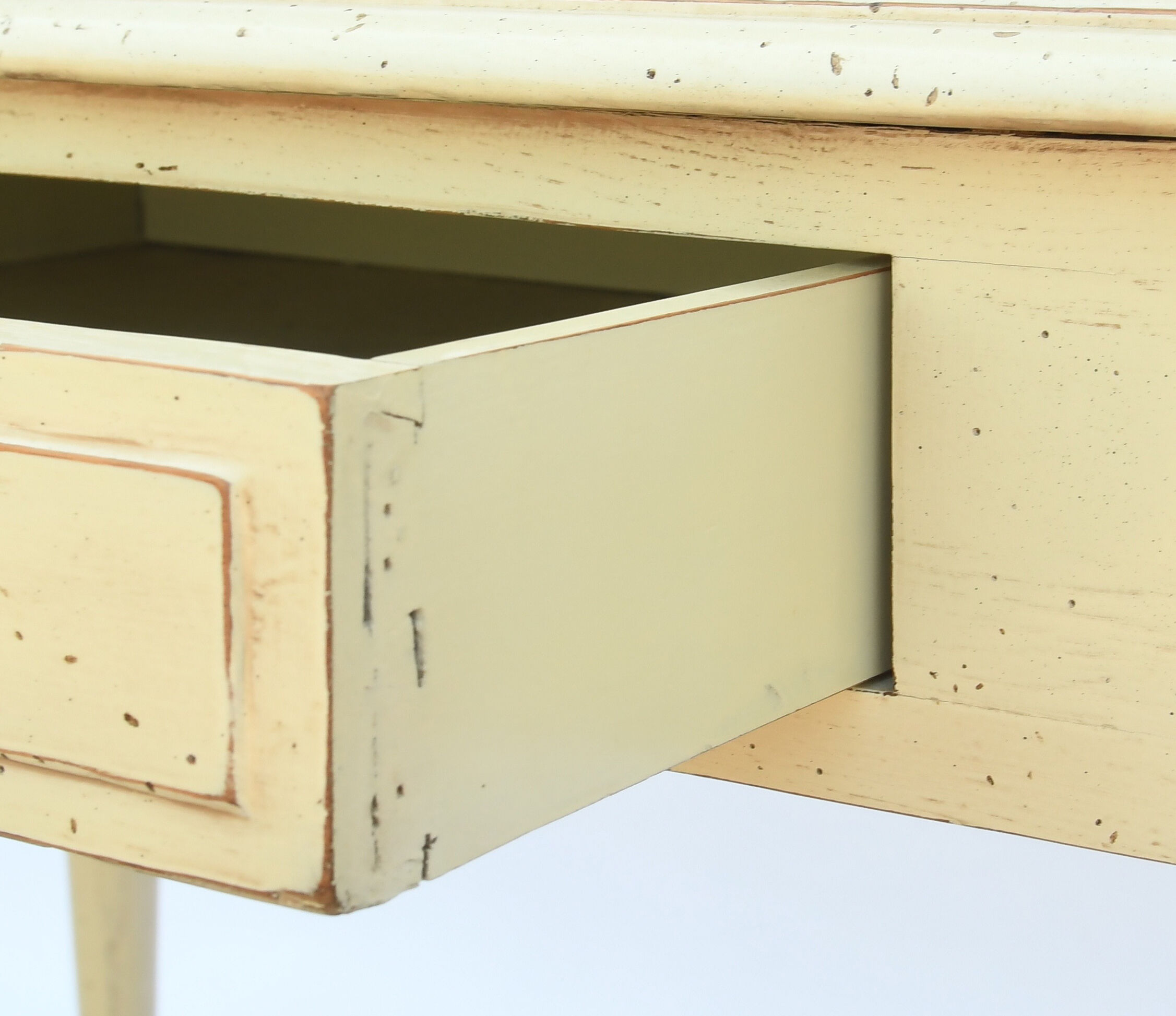 Table bureau en bois laqué