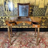 Dressing table in Louis XV style marquetry - Transition