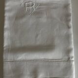 Set drap paire de taies en fil de lin de trousseau largeur 240cm RT
