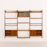 Ergo three bay wall unit by John Texmon, Norway 1960s.