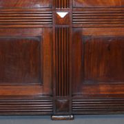Victorian Double-Faced Carved Walnut Gallery Bench