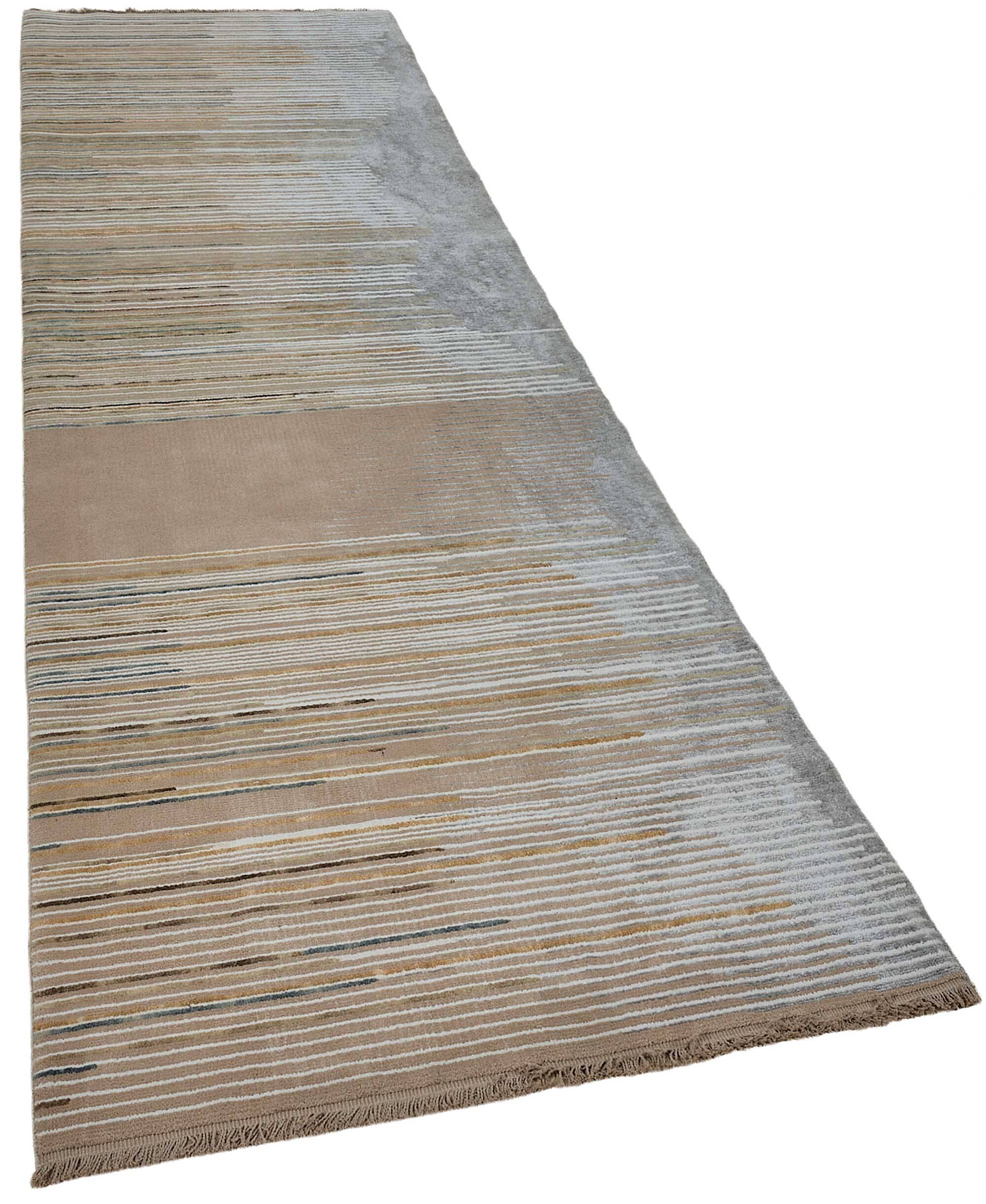Turkish Handcrafted Loom Oushak Rug 91 cm x 307 cm