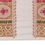 Hand knotted rug, vintage Turkish rug 101x130 cm
