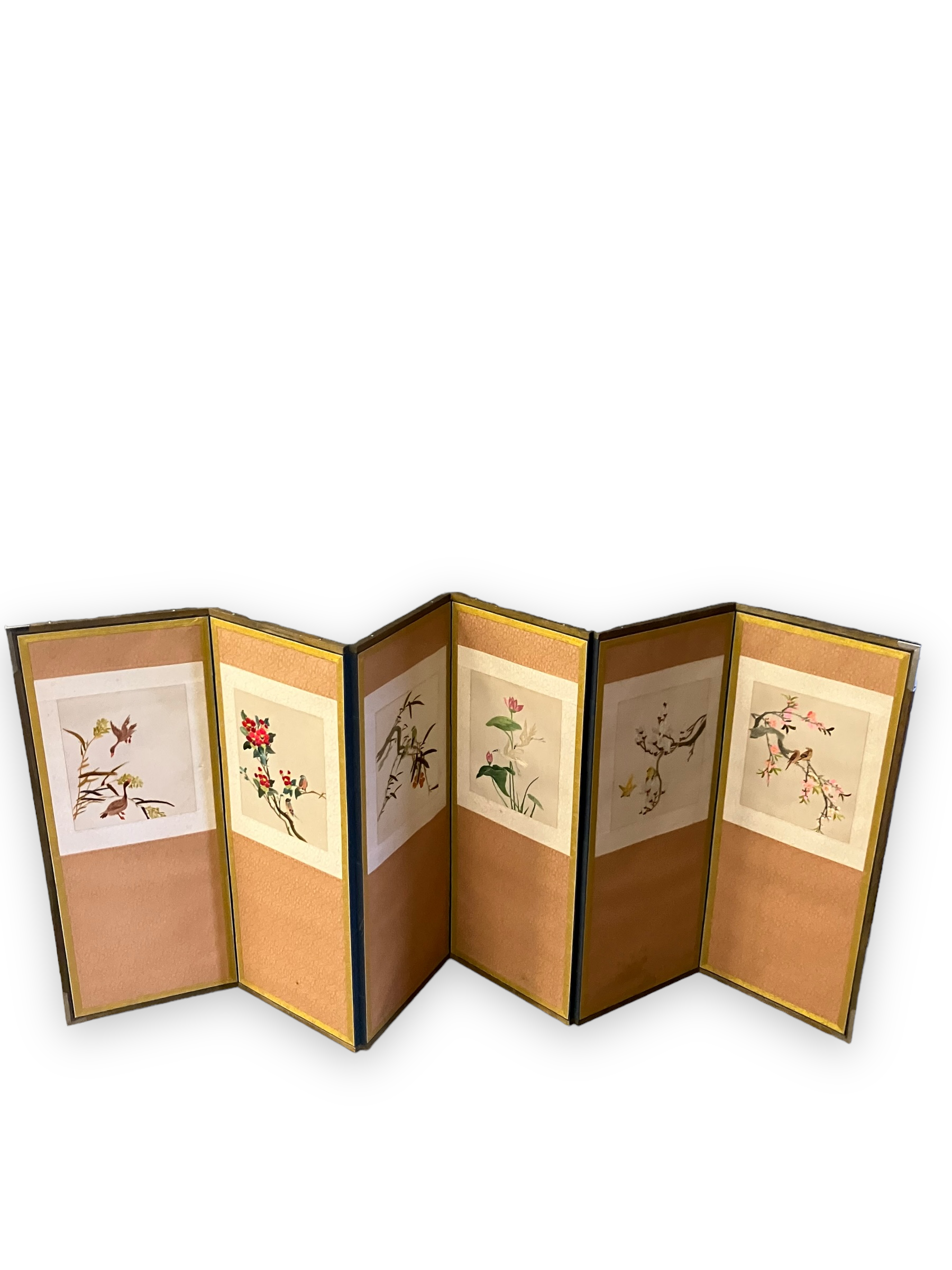 Paravent chinois à six feuilles