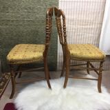 Paire de chaises anciennes style Napoléon
