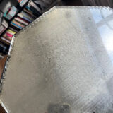 Mirror, antique octagonal tray.