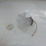 Glass tulip pendant light