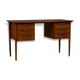 Danish teak desk with 6 drawers