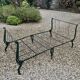 19th century French folding iron daybed
