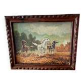 Reproduction of galloping horses