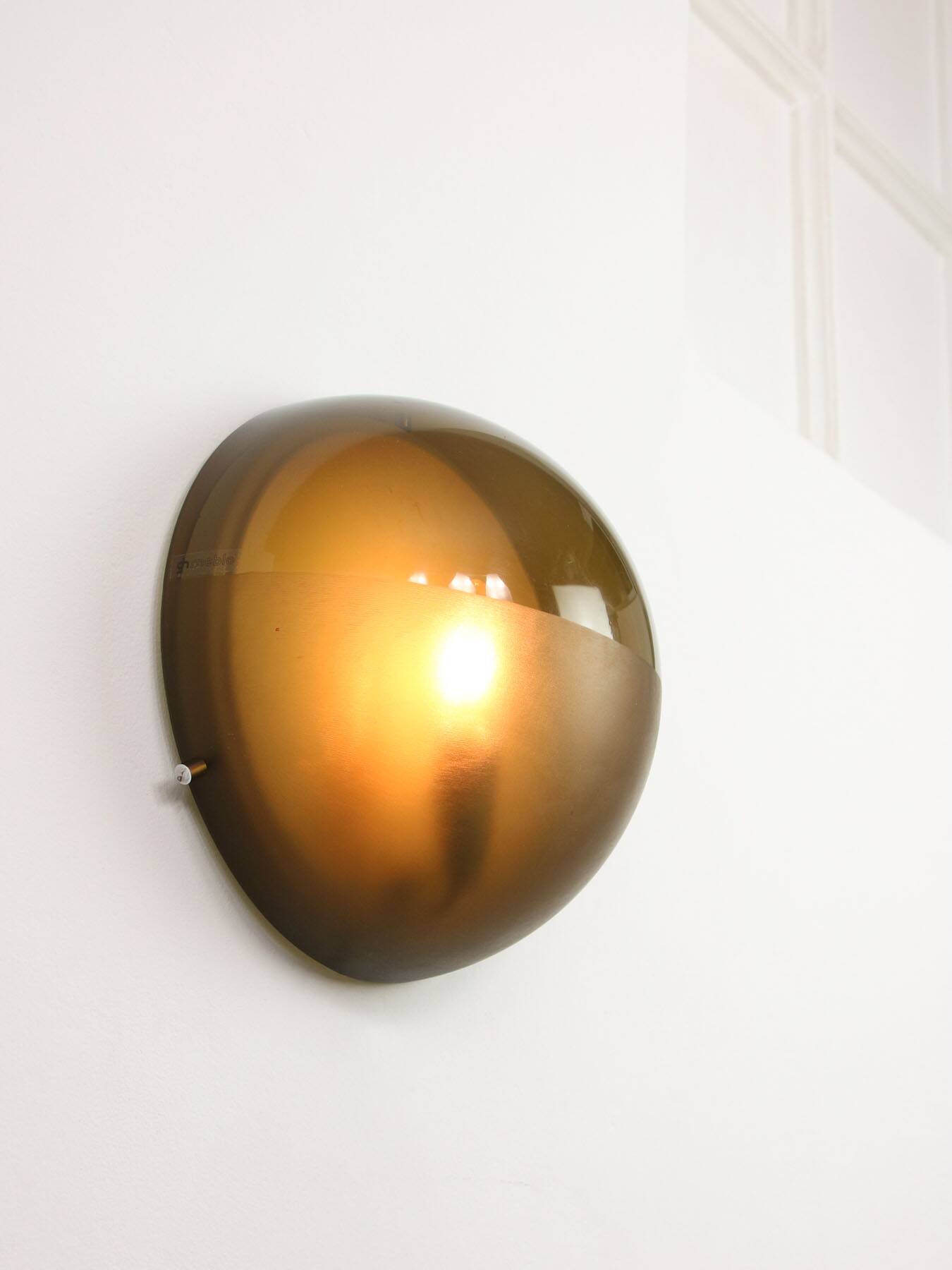 Mid-Century Modern Italian Demi Sconce by Gio Ponti for Guzzini, 1970s