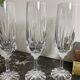 Set of 6 Champagne flutes in Villeroy and Boch crystal