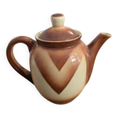 Théière vintage art déco