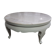Table basse ronde avec plateau en marbre