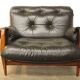Fauteuil par Jean Gillon Rodeio pour Italma Wood Art