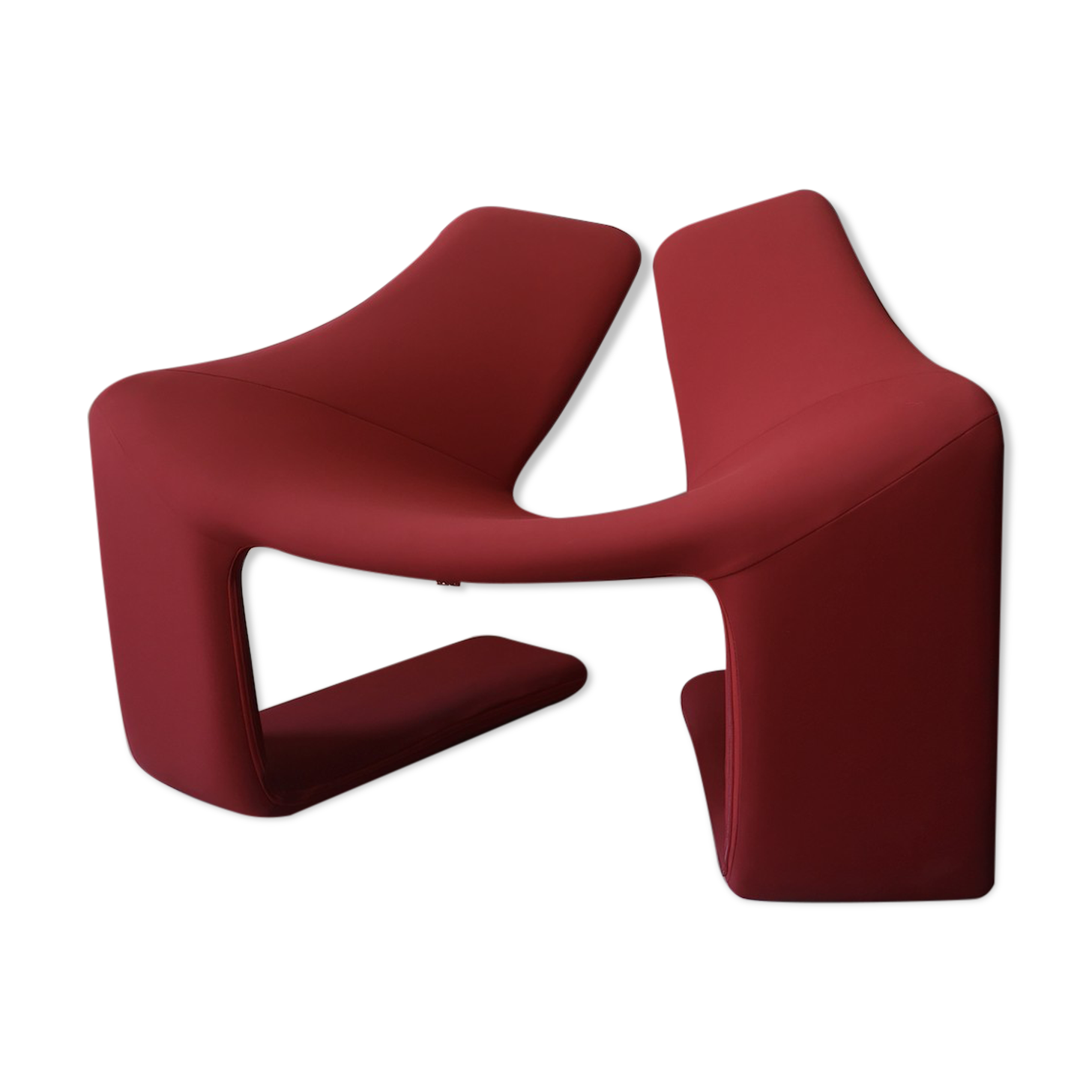 Zen Pierre lounge armchair by Kwok Hoi chan for Steiner Paris, 1970