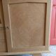 Enfilade 50/60 in solid oak and marquetry.