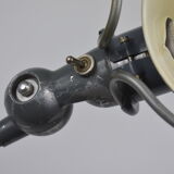 Jielde lamp on industrial metal base