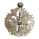 Murano glass chandeliers with flowers by Paolo Venini, Sputnik model
