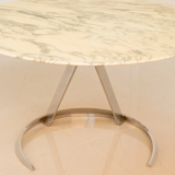 Vform design table produced by Euro International Steel Furniture