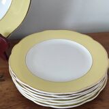 Set of plates and Lunéville dish