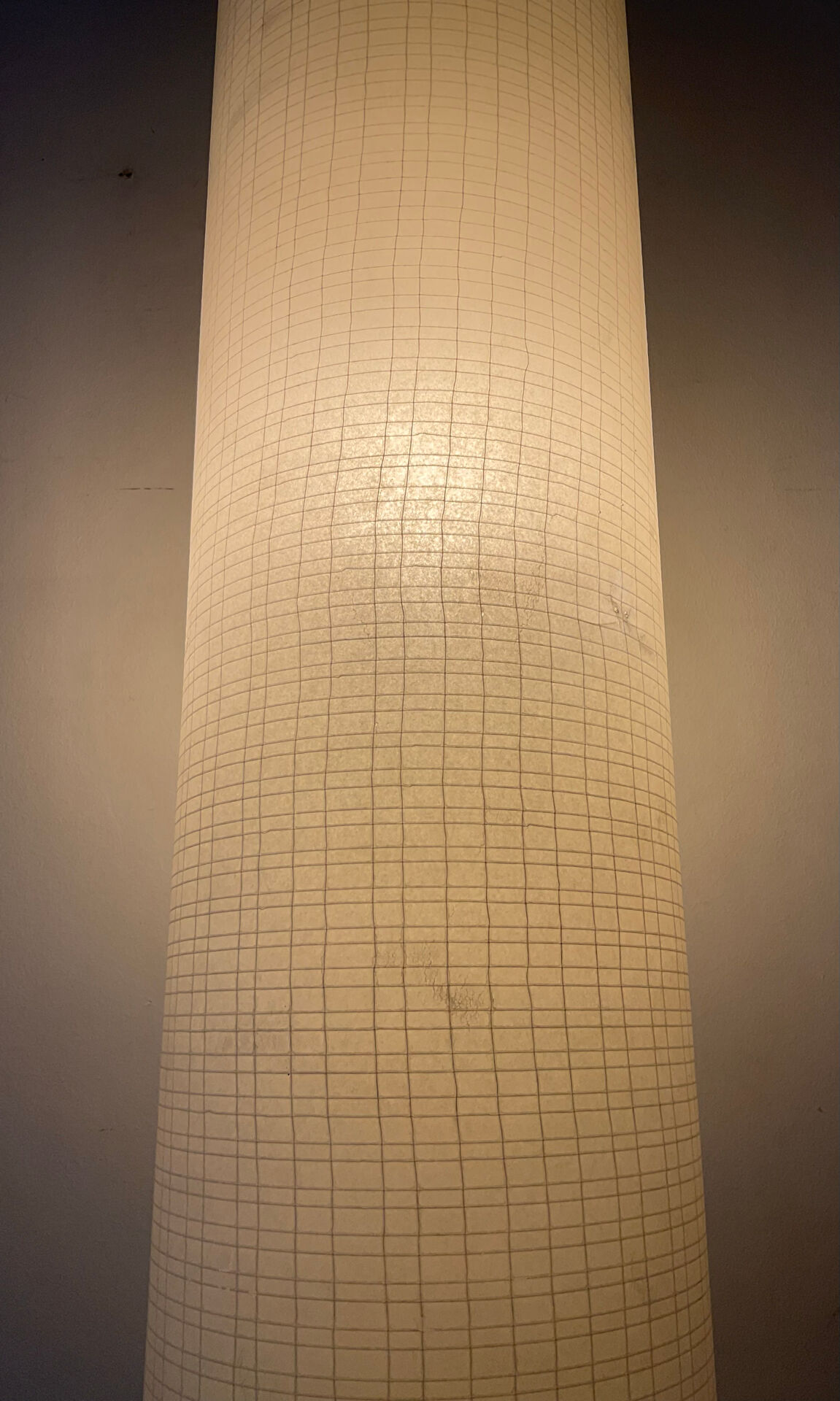 Vintage tube floor lamp from the 70s-80s.