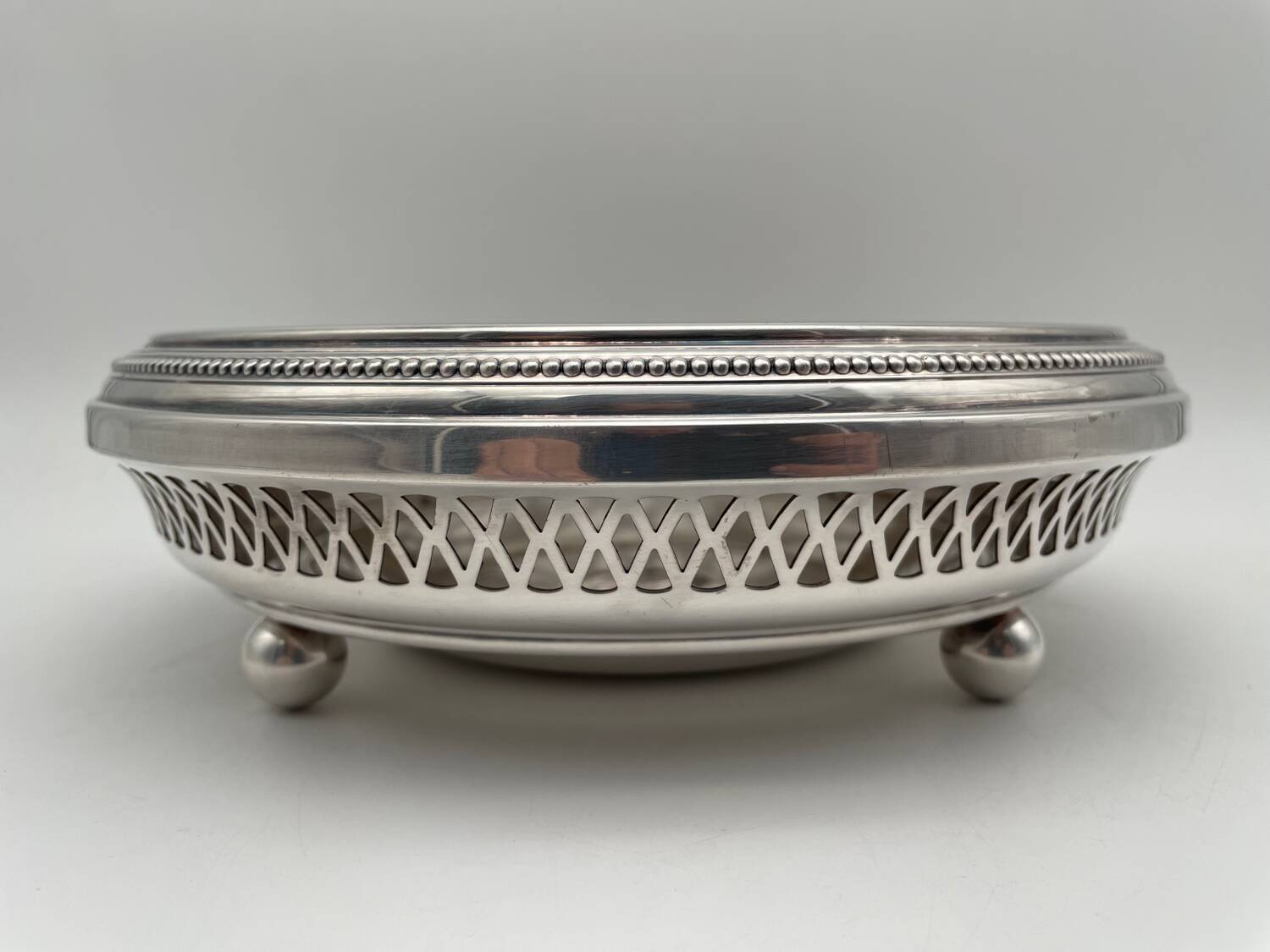 Chauffe plat Christofle model Gallia en métal argenté