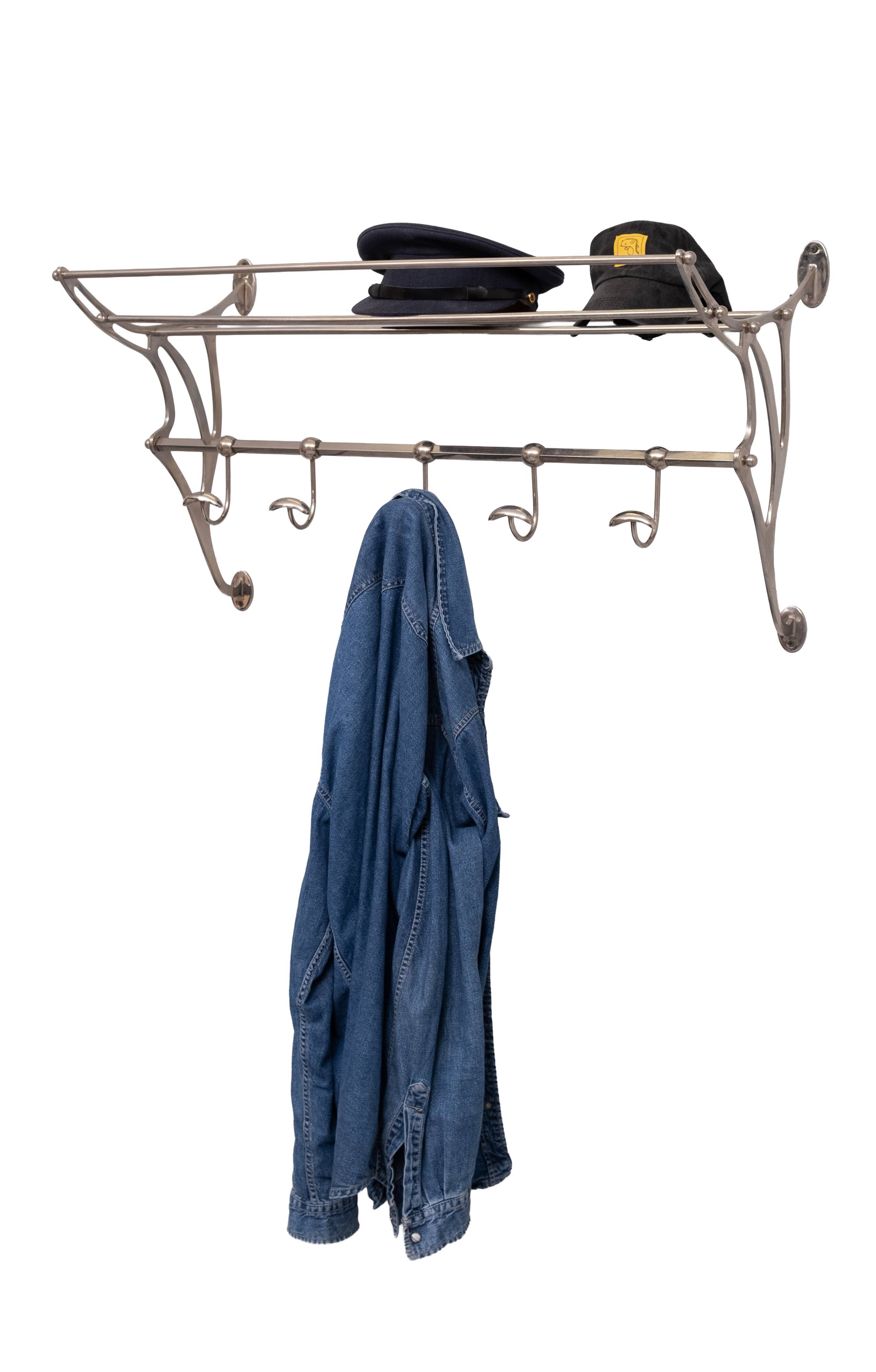 Vintage Art Nouveau Wall Coatrack France