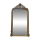 Miroir époque Napoléon III à fronton à la feuille d'or