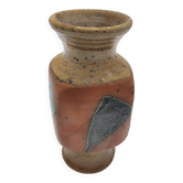Stoneware vase signed Tiffoche