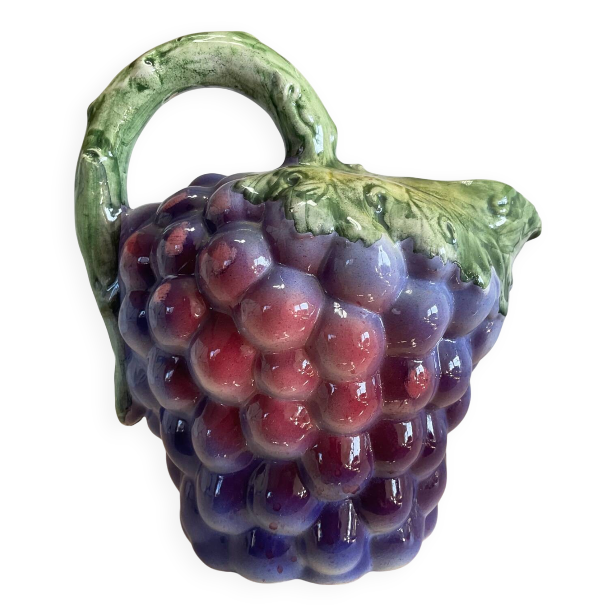 Old Grape Pitcher in Slip