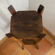 Sellette  en bois, années 50