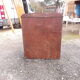 Showcase half moon mahogany, 1900