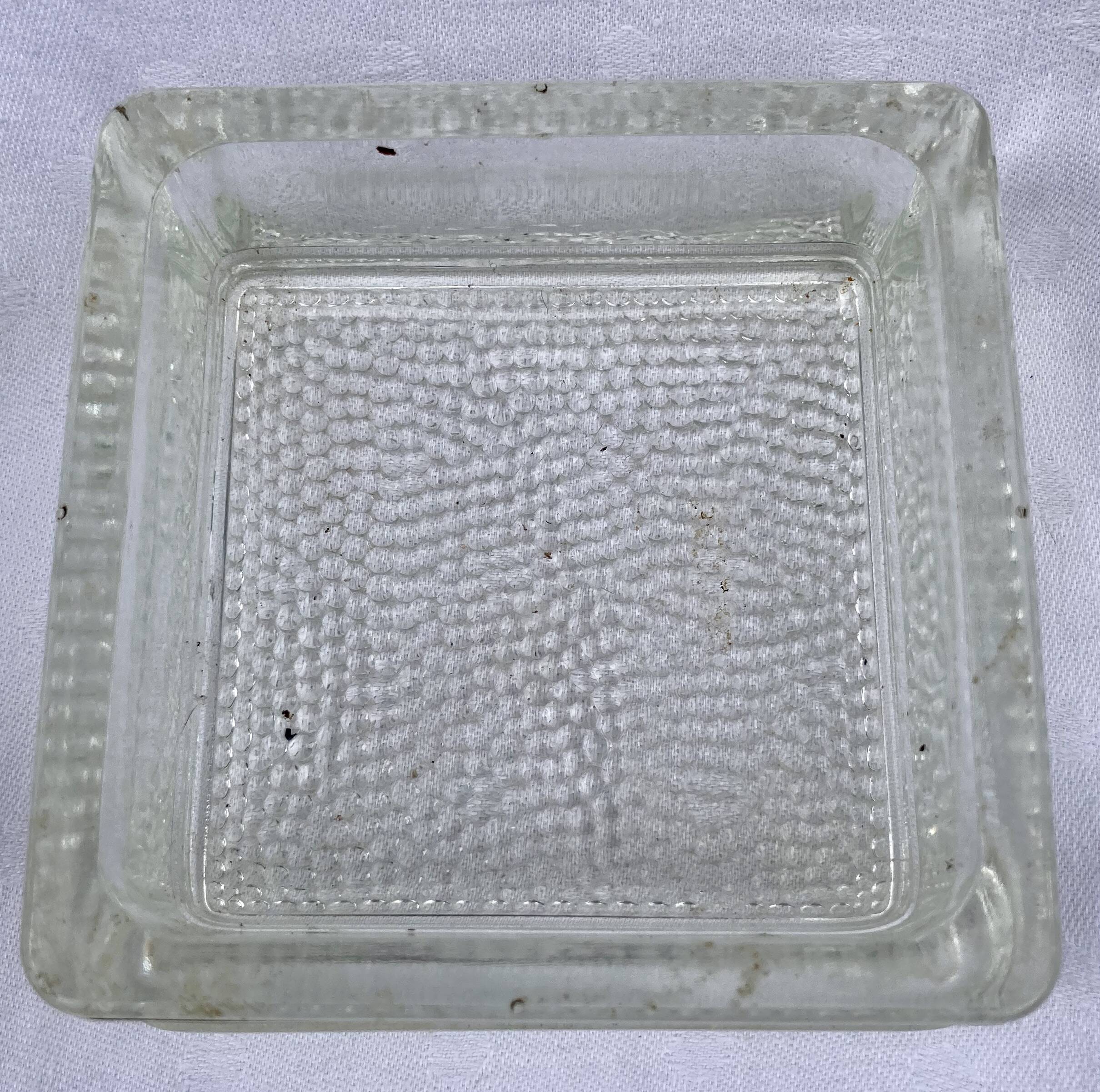 Lumax - glass pocket emptier - 12 x 12 cm - le corbusier charlotte perriand