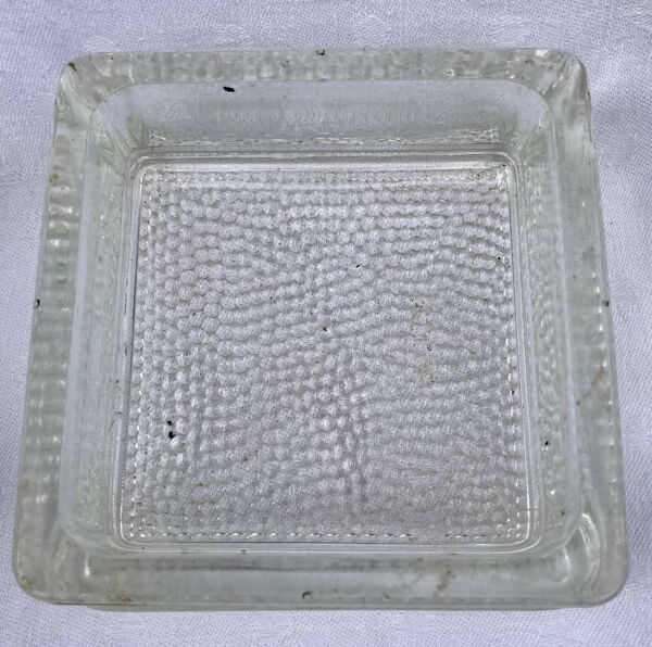 Lumax - vide poche en verre - 12 x 12 cm - le corbusier charlotte perriand