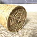 1970 Rattan basket Gabriella Crespi style
