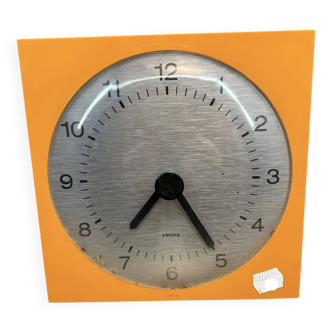 Yellow Krups clock