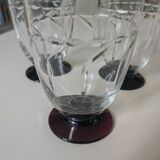 4 antique glasses