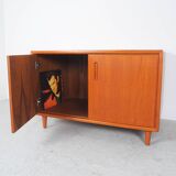 Danish teak small sideboard  or audiocabinet